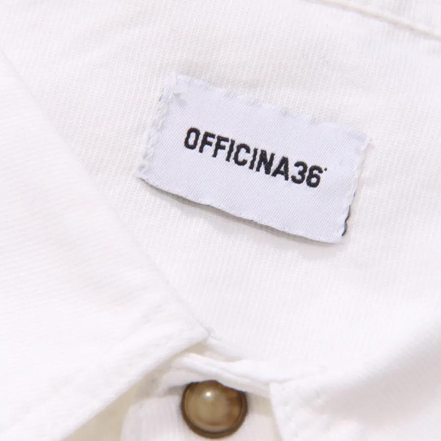 9512AQ camicia uomo OFFICINA36 man cotton shirt white