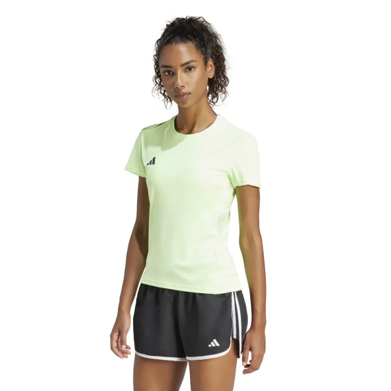 ADIDAS T-Shirt Running Adizero Essential Verde Fluo Uomo