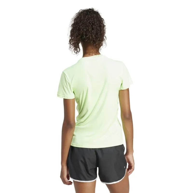 ADIDAS T-Shirt Running Adizero Essential Verde Fluo Uomo