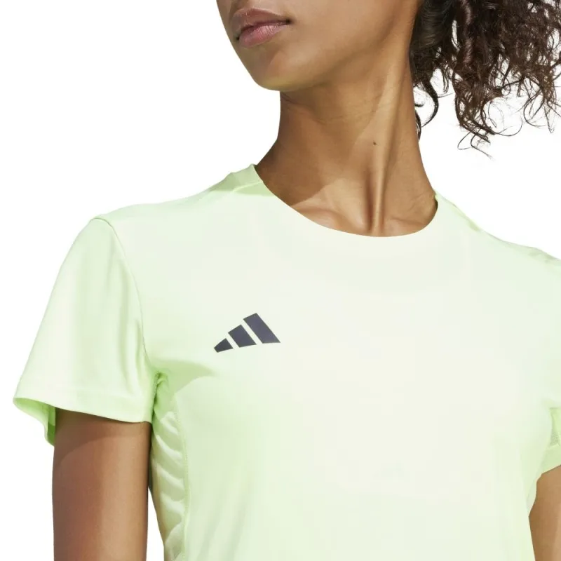 ADIDAS T-Shirt Running Adizero Essential Verde Fluo Uomo