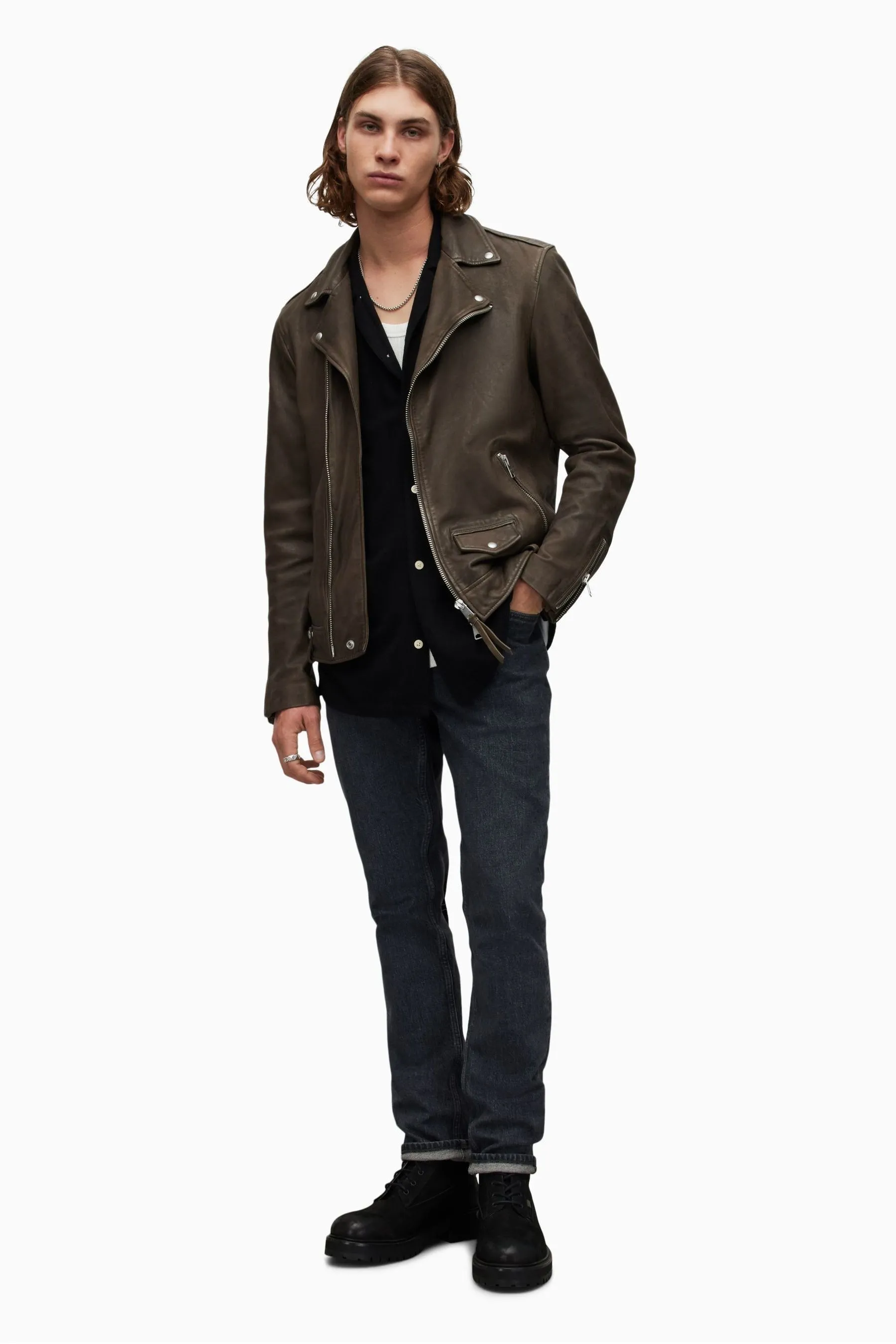 AllSaints - Milo - Giacca biker