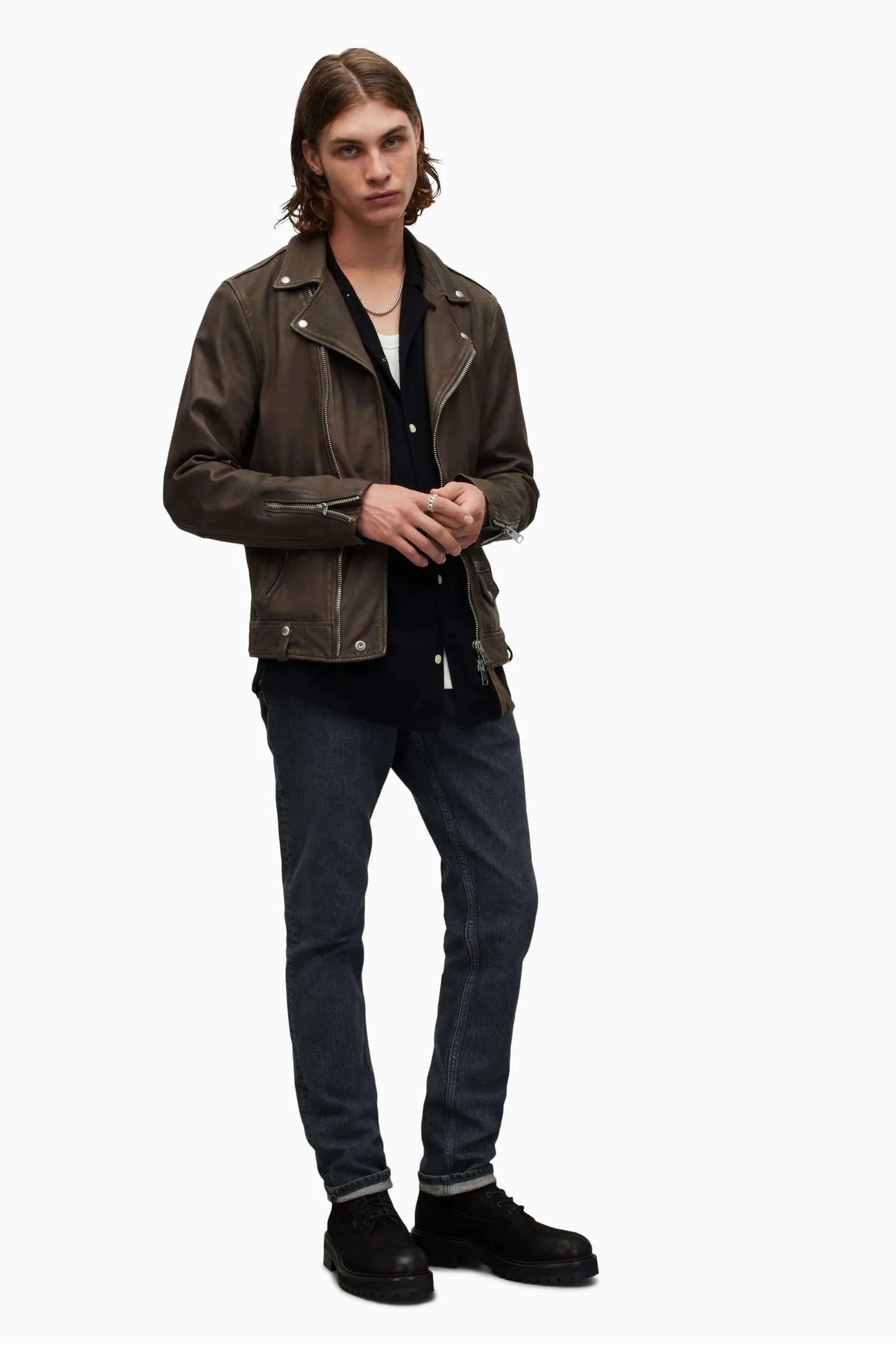 AllSaints - Milo - Giacca biker