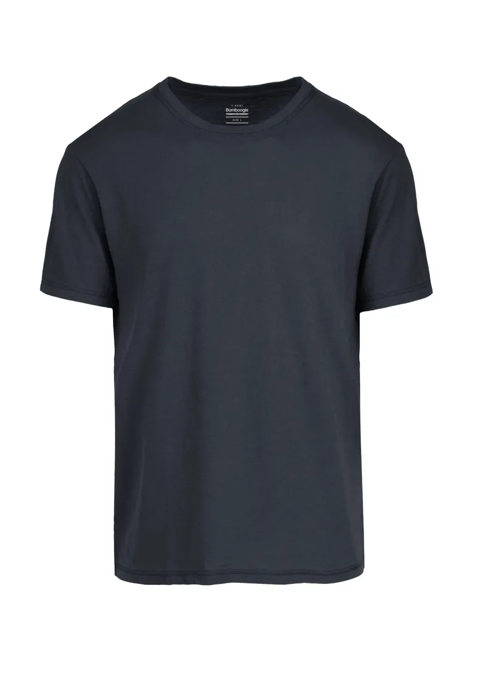 Bomboogie Men's crew-neck t-shirt in flamed cotton TM7903TJSSG 297 poseidon blue