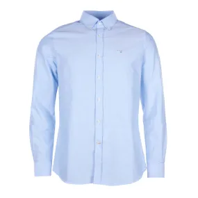 Camicia Barbour Oxford 3 Tailored Celeste