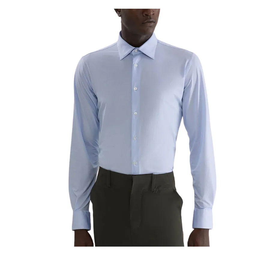 Camicia RRD Shirt Oxford Jacquard Bianco / Blu (V05)