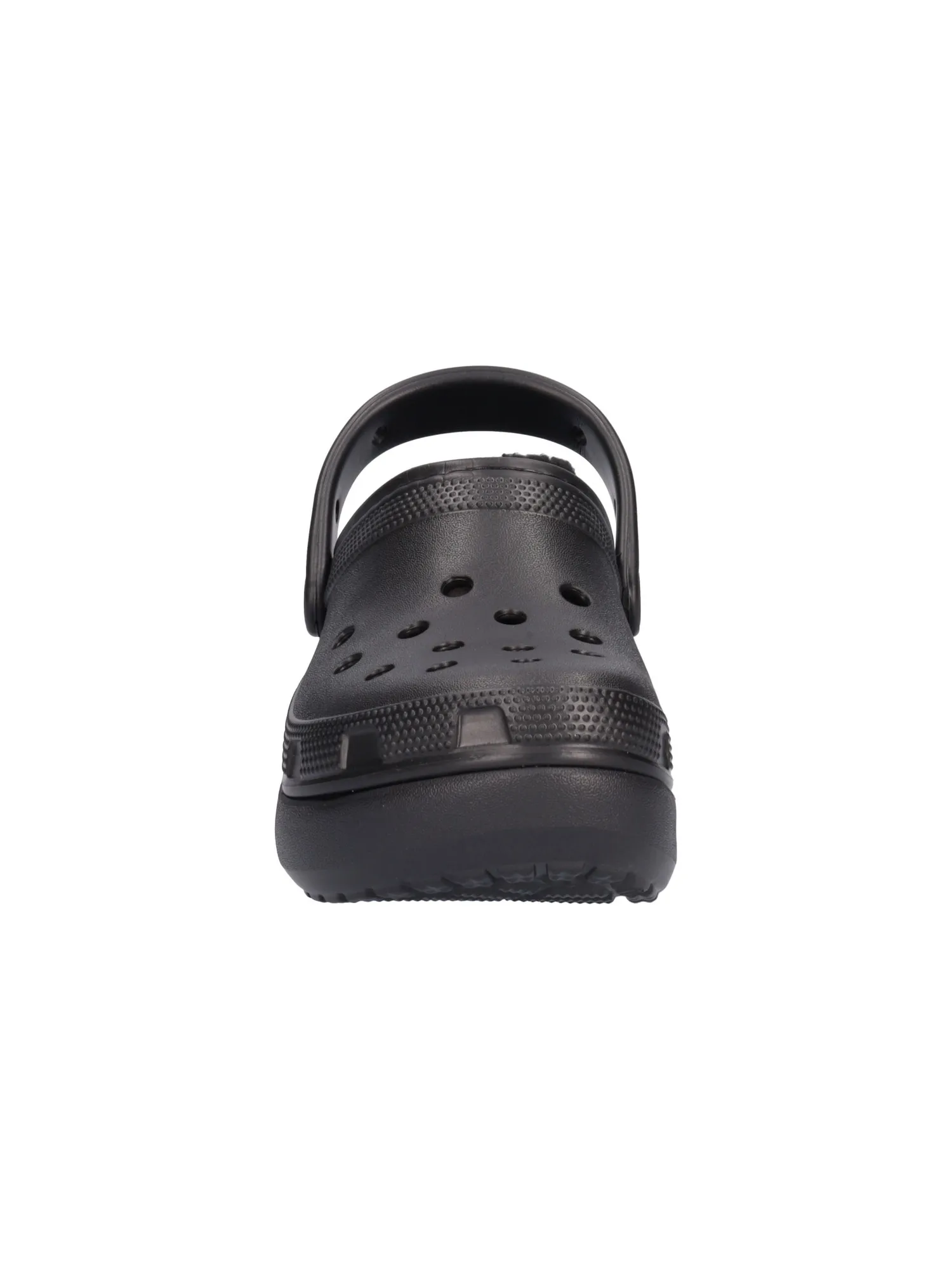 Ciabatta platform Crocs Classic da donna nera