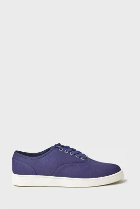 Crew Clothing - Scarpe da ginnastica con Oxford di tela