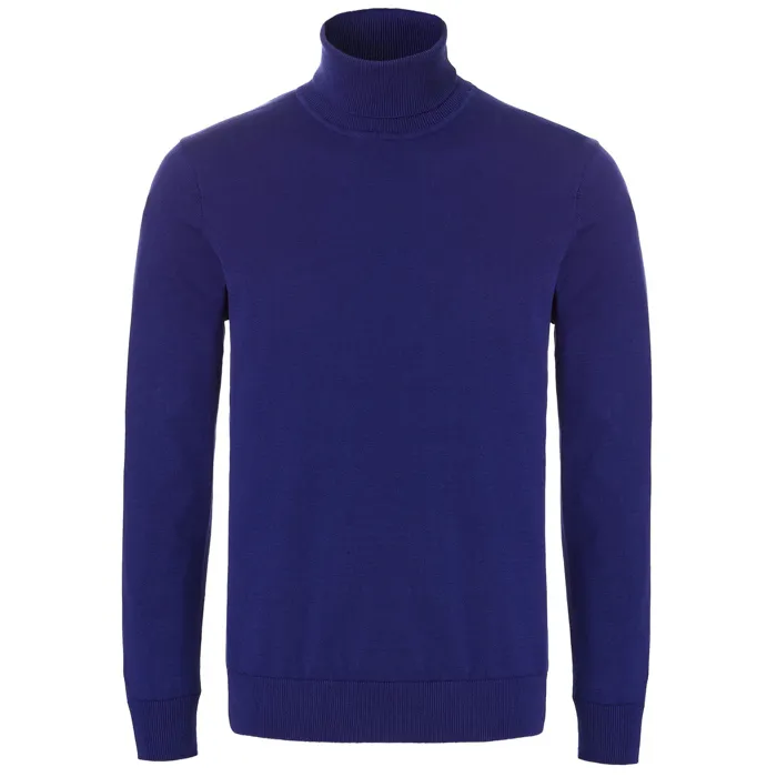 Dolcevita uomo Baileys 100% cotone Blu scuro