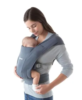 Ergobaby BCEMAOXBLU, Embrace Marsupio Neonati Ergonomico 0 Mesi, Porta Bebe Extra Morbido ed Ultraleggero (Oxford Blue) 19785845