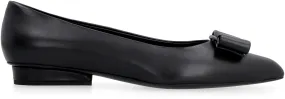 FERRAGAMO Ballerine Viva in pelle con logo