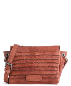  FredsBruder Bestseller Collection Riffel Sky Crossbody Borsa a tracolla pelle di vacchetta grana ramato  