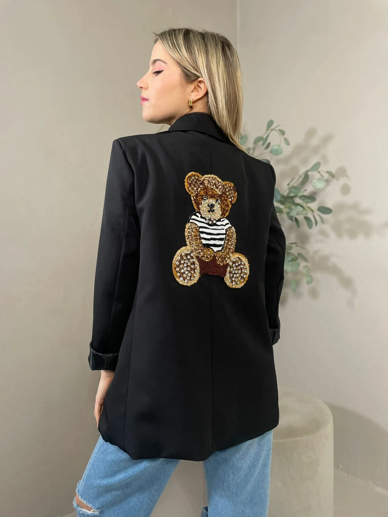 Giacca Luxury Bear Nera