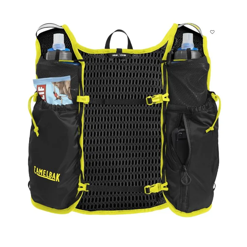 Gilet da trail CamelBak TRAIL RUN VEST 7L (nero/giallo)