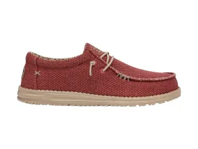 Hey Dude Scarpe Estive Wally Braided Pompeian Red