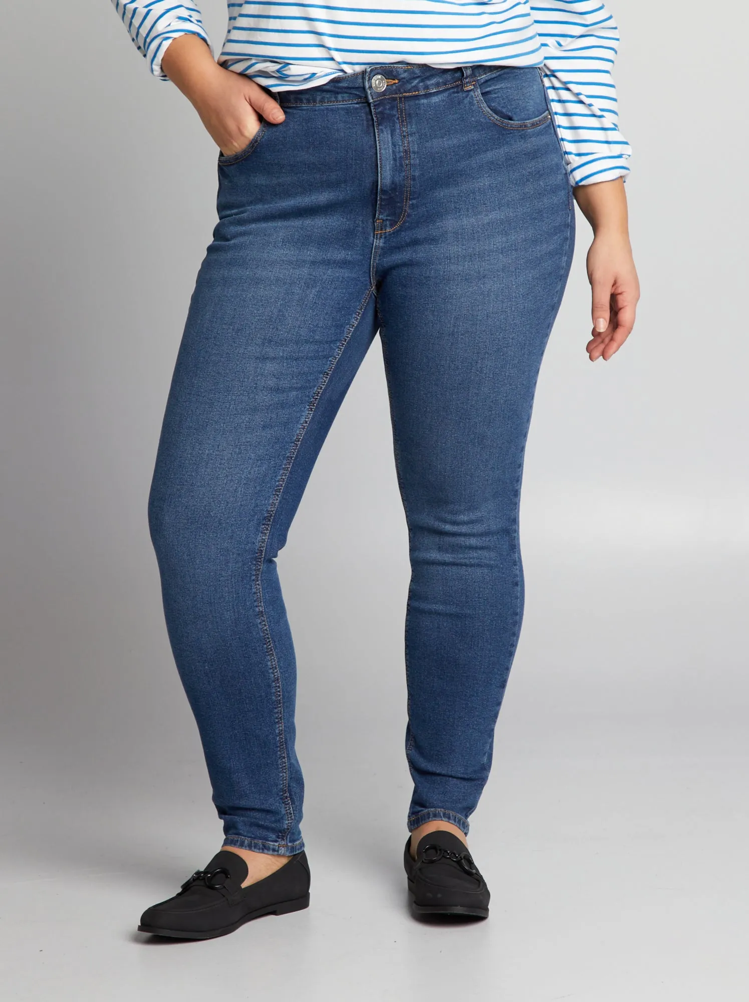 Jeans slim - L30 - BLU