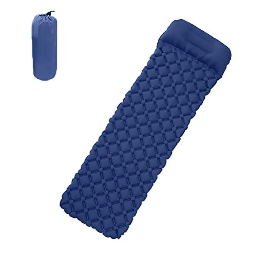 KUANDARMX Sicurezza Camping Mat Camping Ultraleggero. Tappetino per Dormire di Dimensioni contenute. Materasso Gonfiabile ad Ari