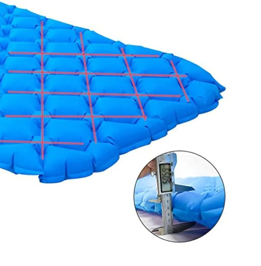 KUANDARMX Sicurezza Camping Mat Camping Ultraleggero. Tappetino per Dormire di Dimensioni contenute. Materasso Gonfiabile ad Ari