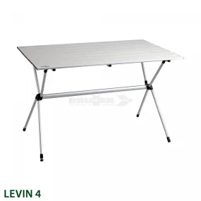 Levin UltraLigh 4 Tavolo pieghevole da campeggio in alluminio 110 x 67 x H 70 Brunner