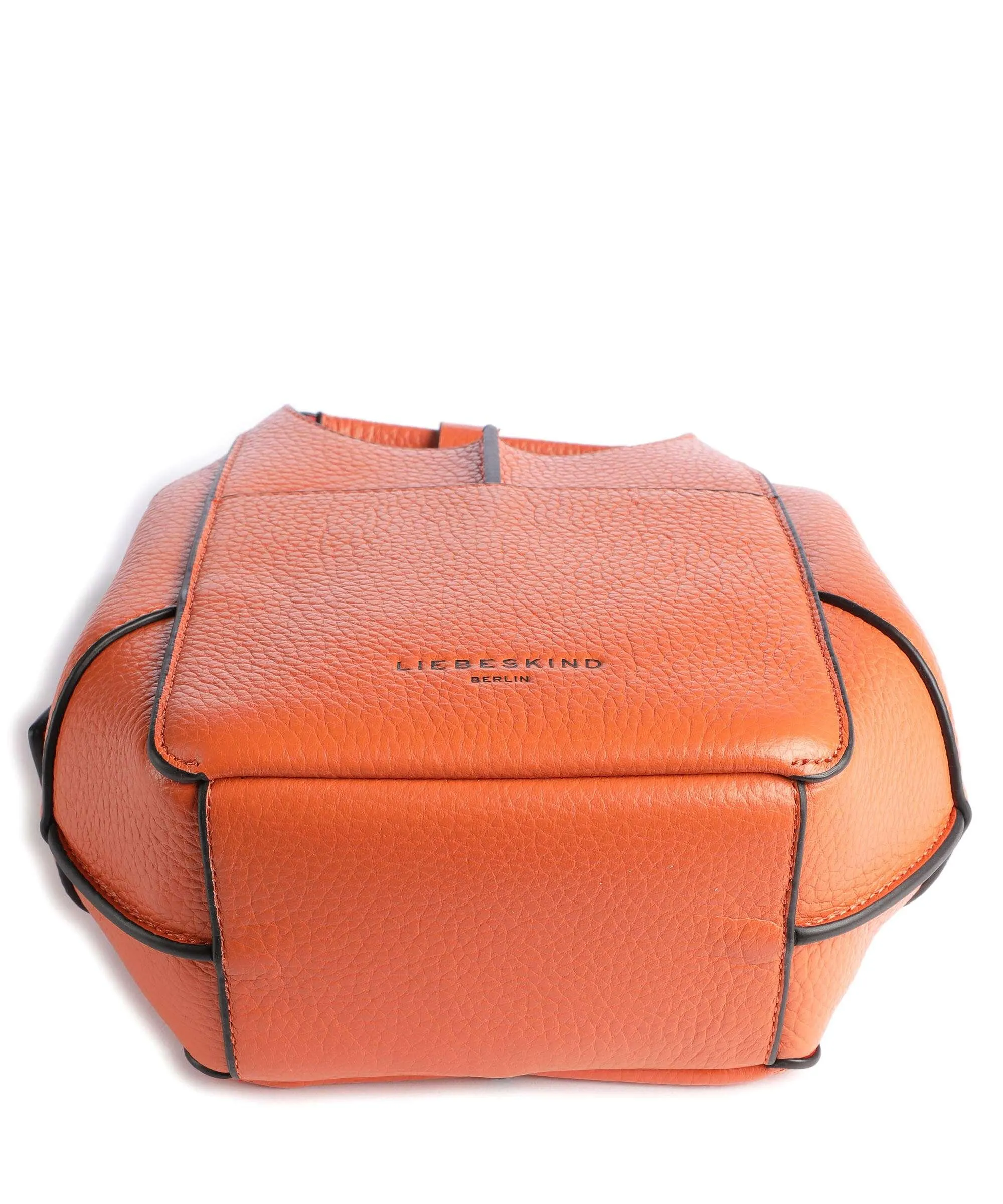  Liebeskind Lilly Heavy Pebble S Borsa a tracolla pelle a grana fine arancio  