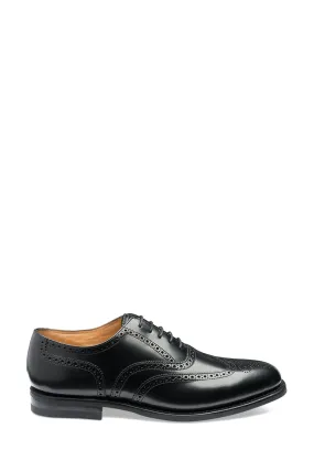 Loake - Nero da 302  - Oxford Scarpe brogue in pelle lucida