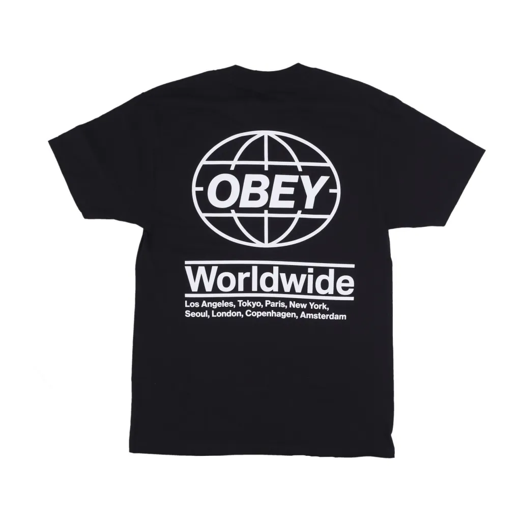 maglietta uomo global classic tee BLACK