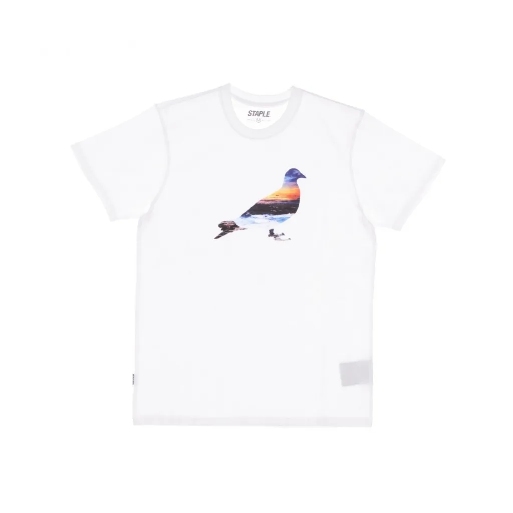 MAGLIETTA UOMO SUNSET PIGEON TEE WHITE