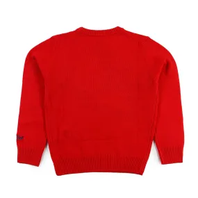 Maglione Unisex Snoopy Natalizio Rosso