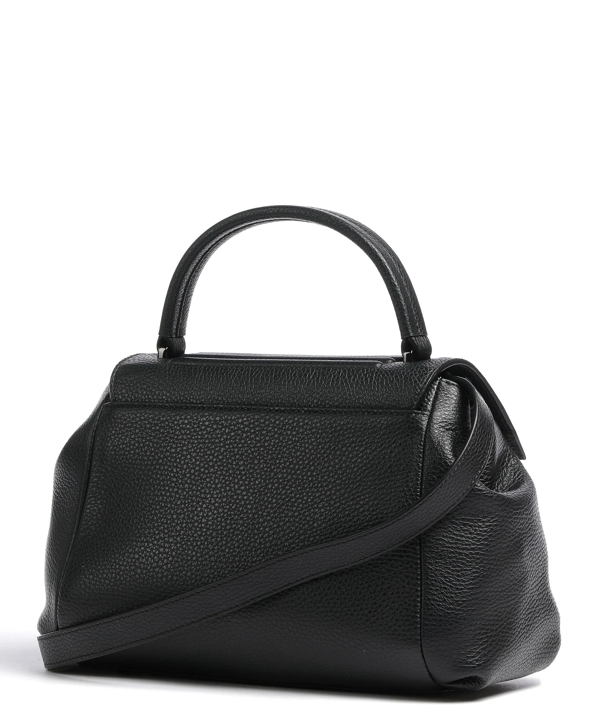  Mandarina Duck I-Con Borsa a mano pelle di vacchetta grana nero  