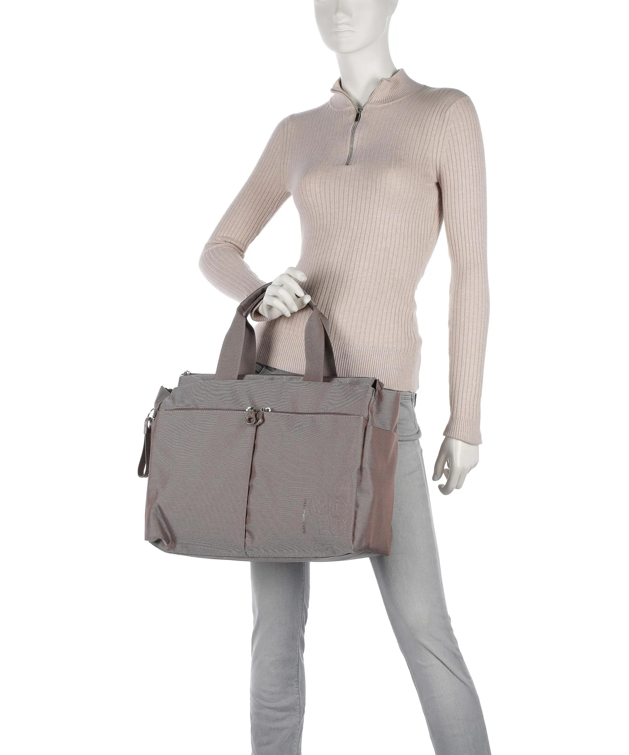  Mandarina Duck MD20 Borsa a mano poliestere taupe  