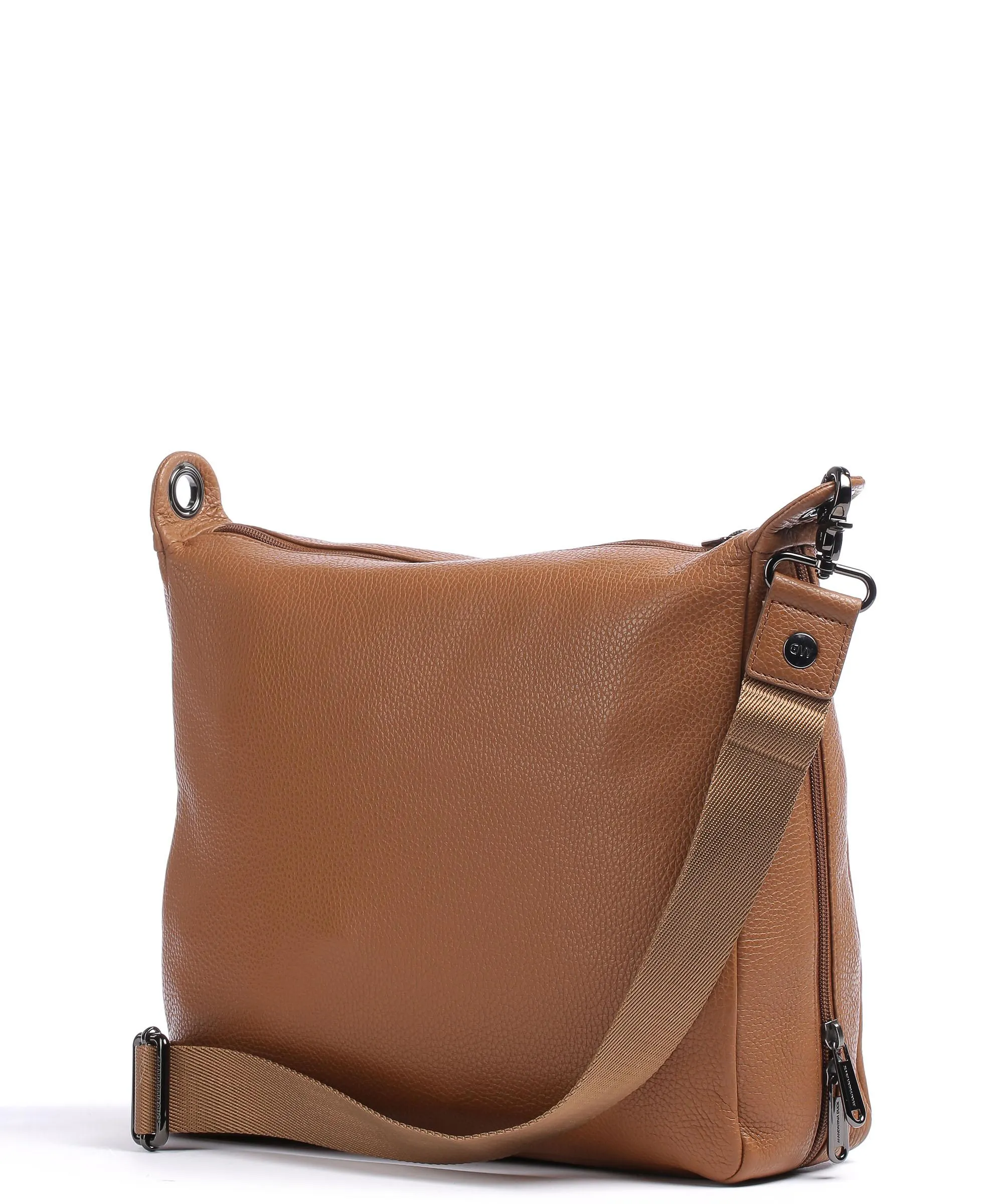  Mandarina Duck Mellow Leather Borsa a spalla pelle di vitello grana tan  