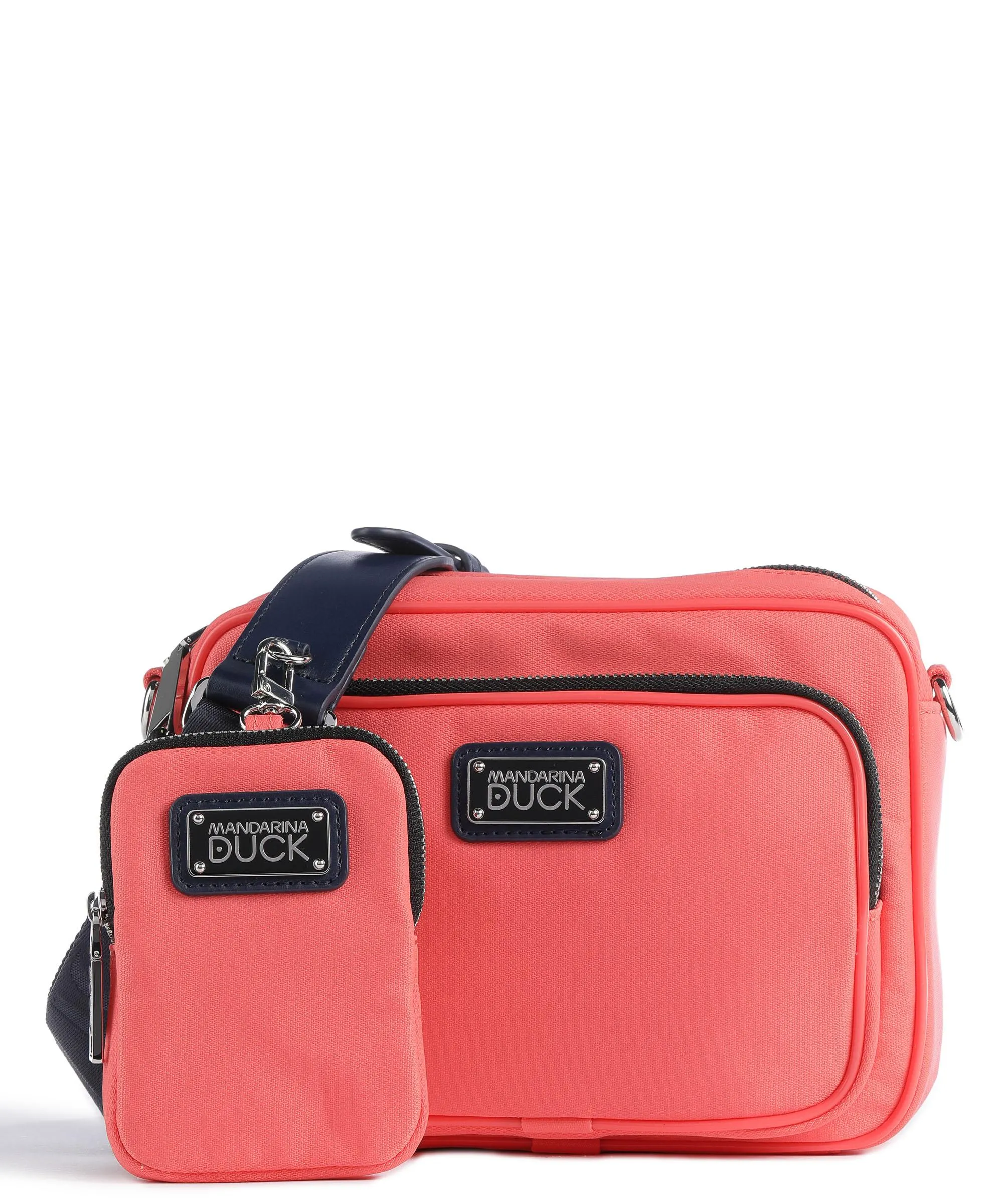  Mandarina Duck Style Borsa a tracolla nylon corallo  