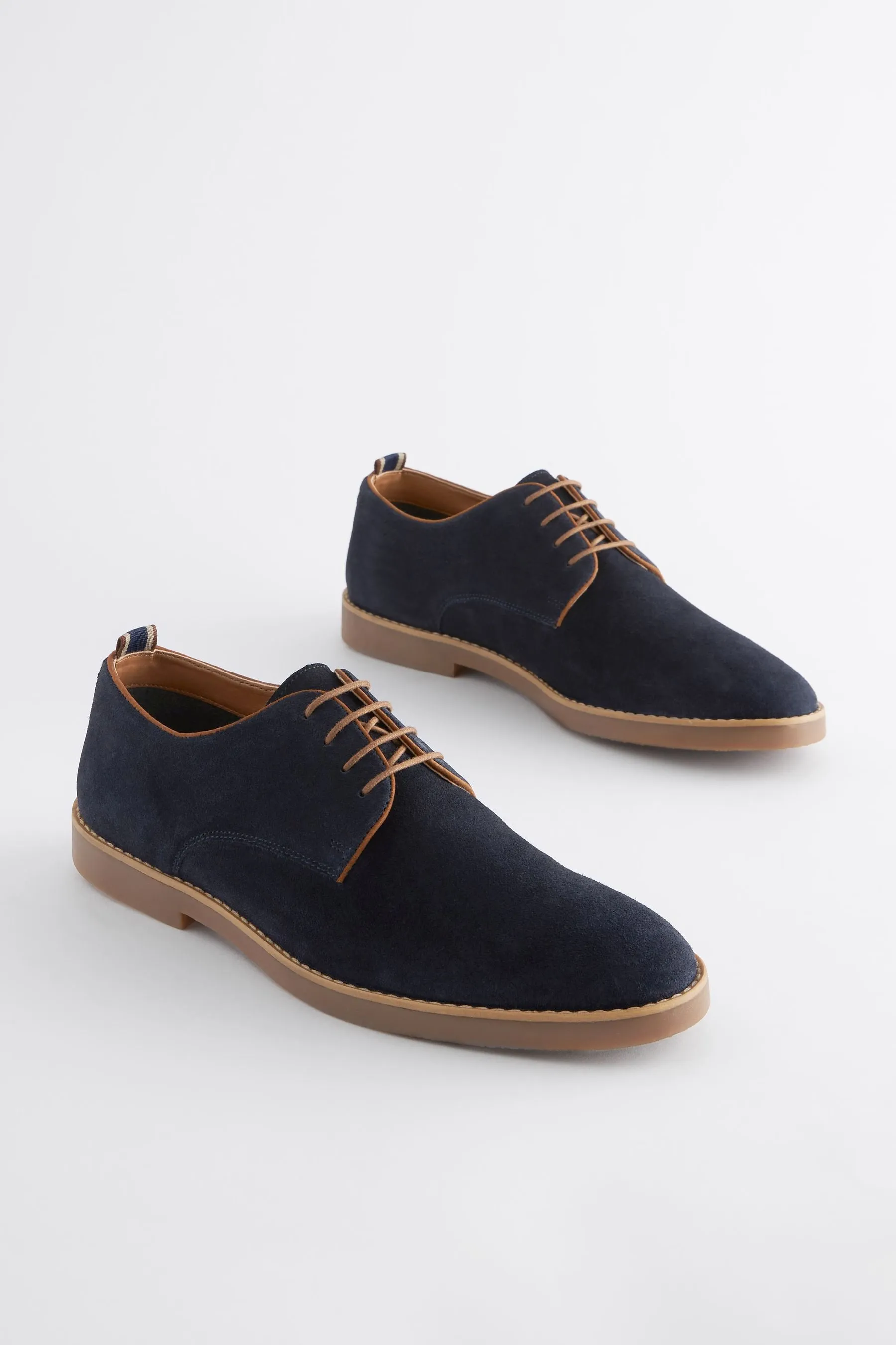 Navy  - Scarpe derby in camoscio