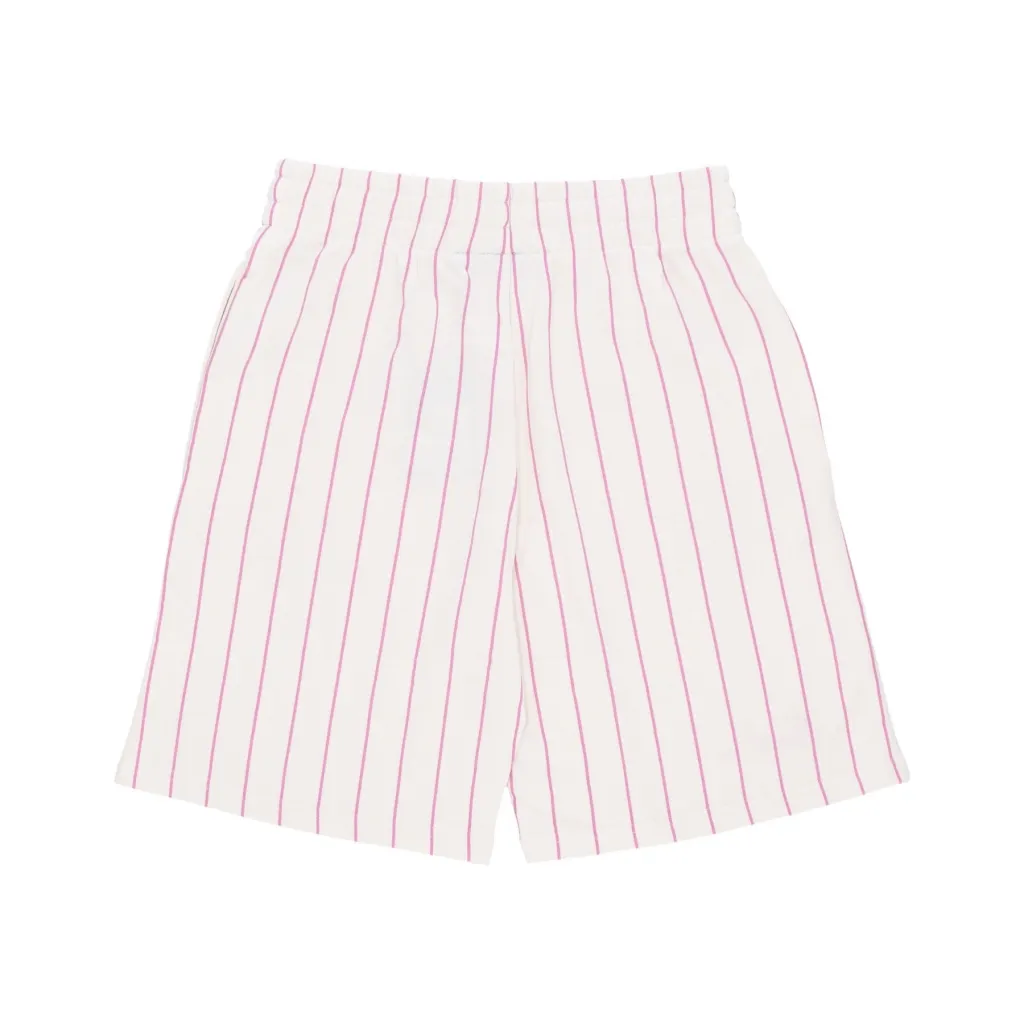 pantalone corto tuta uomo ne pinstripe shorts OFF WHITE/WILD ROSE