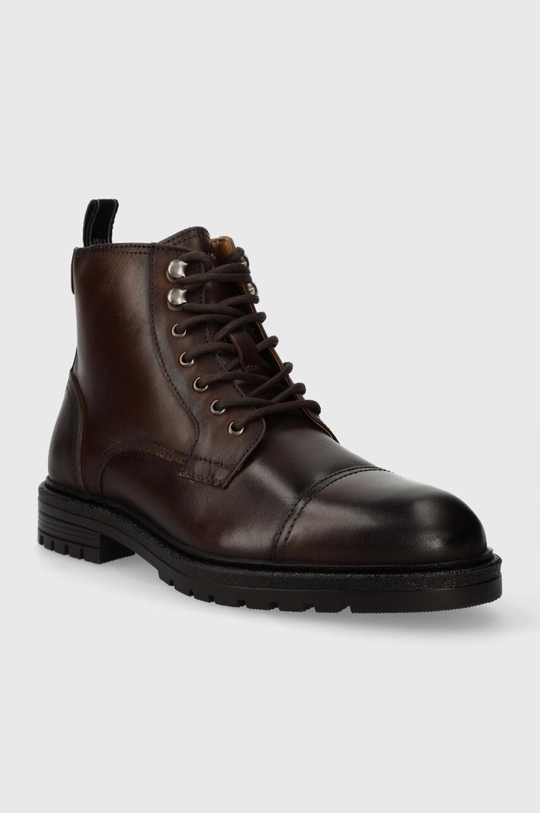 Pepe Jeans scarpe in pelle LOGAN BOOT