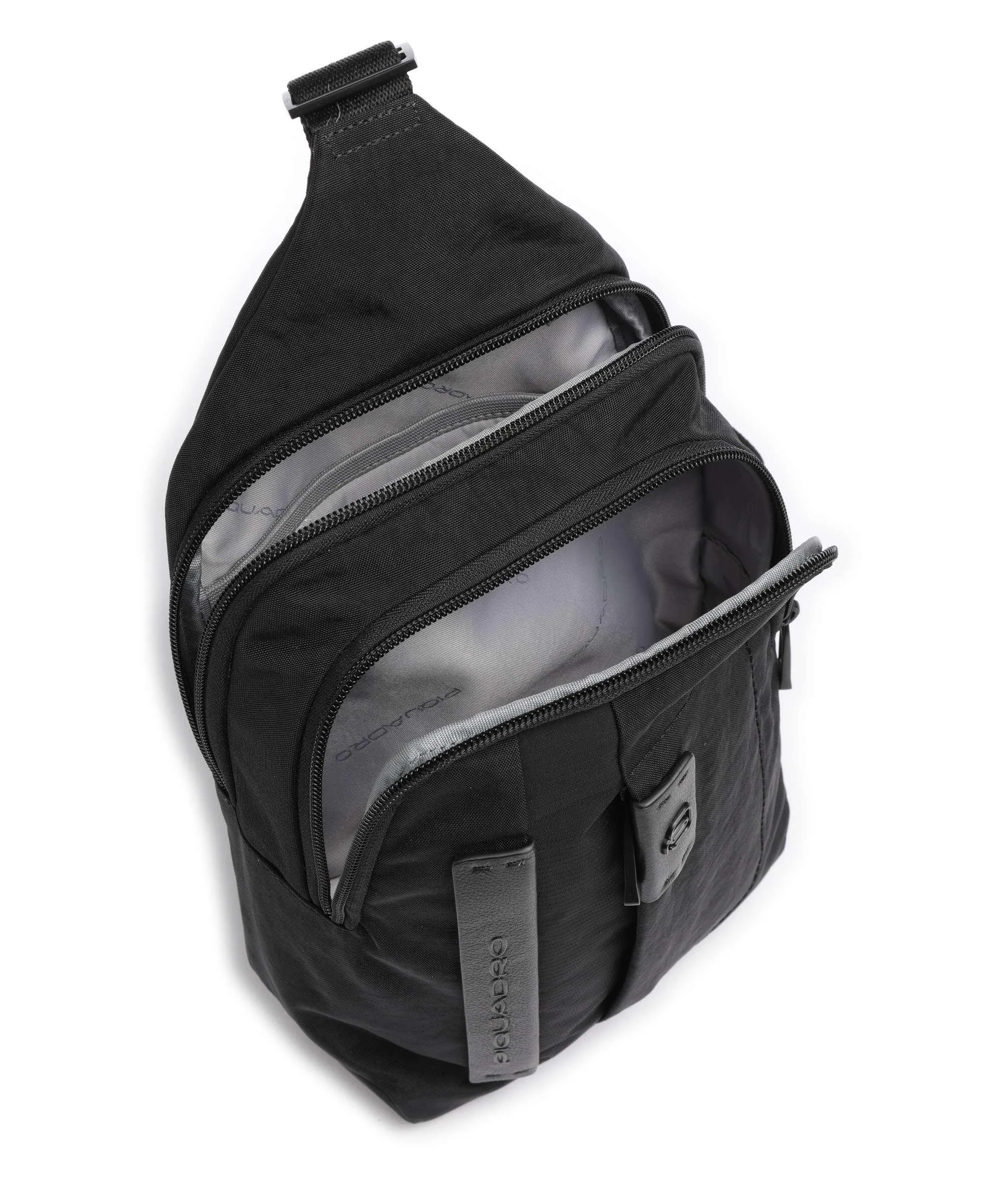  Piquadro Bios Borsa sling poliestere nero  