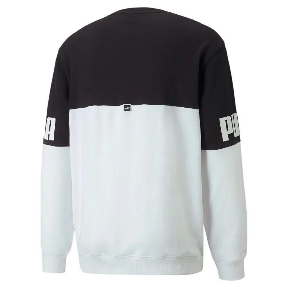 Puma Colorblock crewneck sweatshirt 848008 01 black-white