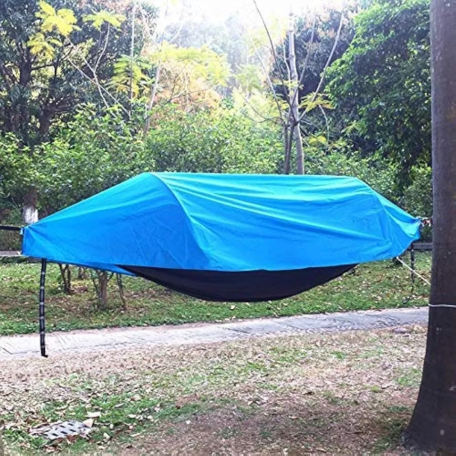 Ricreazione Multifunzionale Ultraleggero Paracadute Amaca Tenda Aerea Campeggio Esterno Portatile 270x140cm Regali per escursion