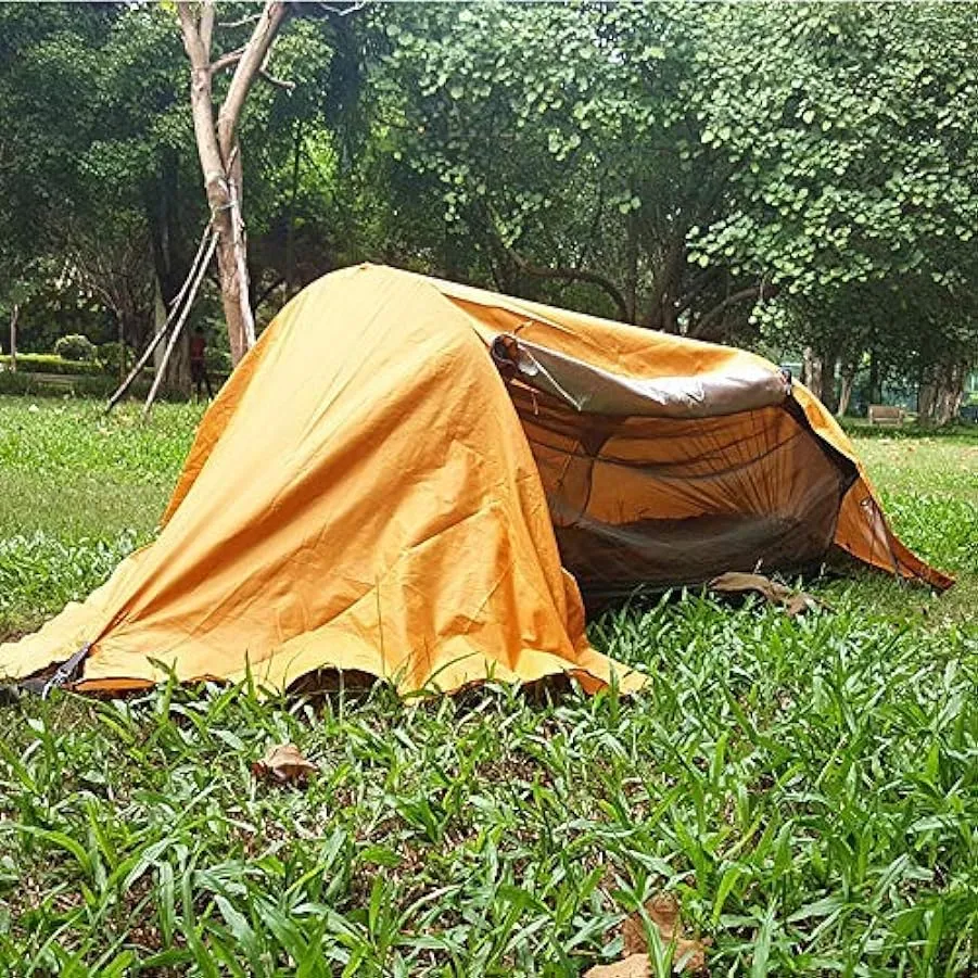 Ricreazione Multifunzionale Ultraleggero Paracadute Amaca Tenda Aerea Campeggio Esterno Portatile 270x140cm Regali per escursion