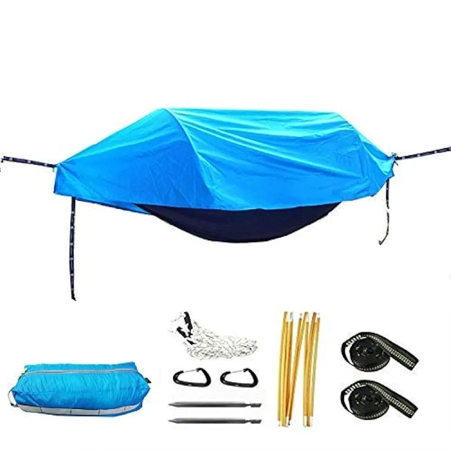 Ricreazione Multifunzionale Ultraleggero Paracadute Amaca Tenda Aerea Campeggio Esterno Portatile 270x140cm Regali per escursion