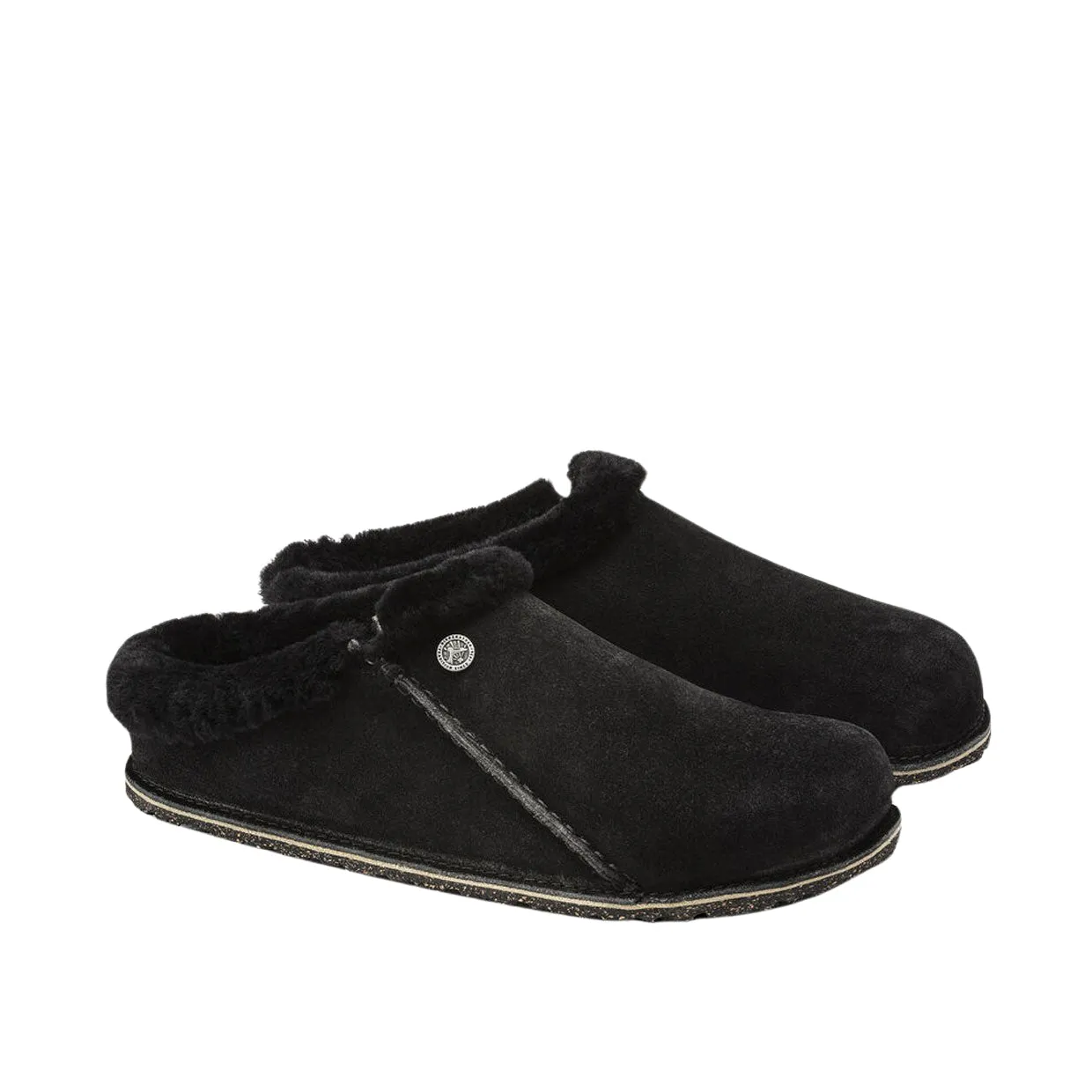 Sandali Donna Birkenstock Zermatt Premium Suede Nero