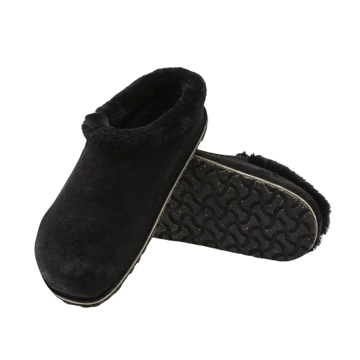 Sandali Donna Birkenstock Zermatt Premium Suede Nero