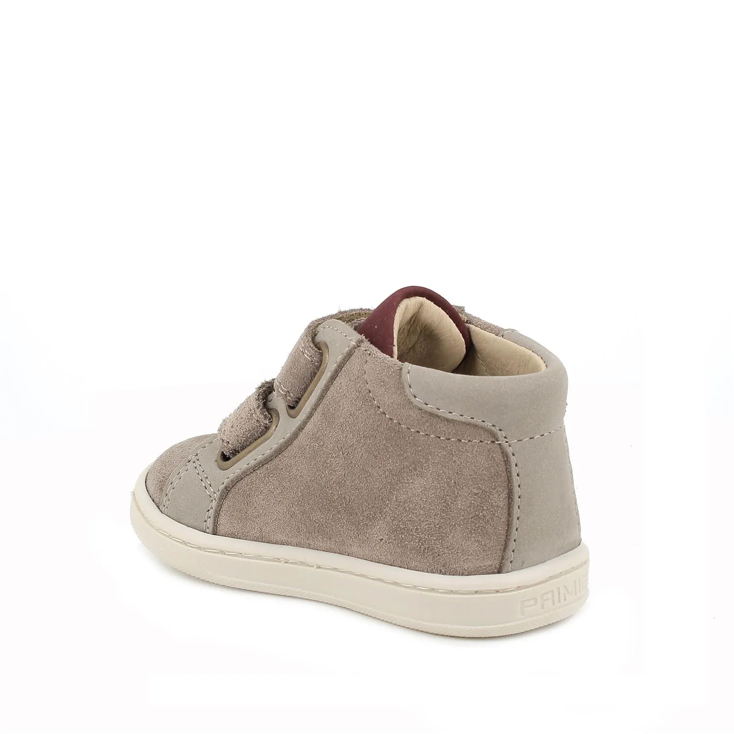 Scarpe in pelle da bambino beige scuro-osso            