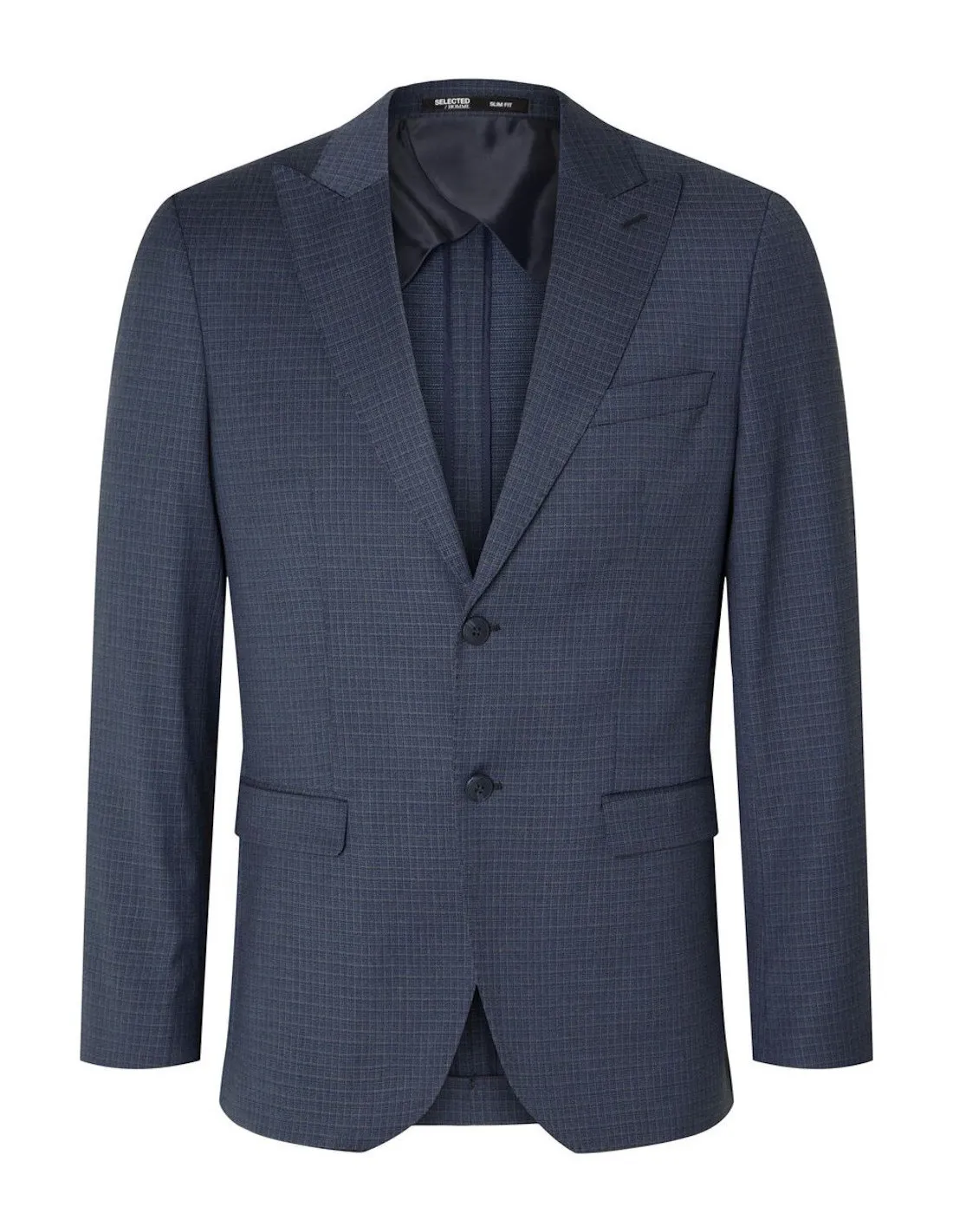 SELECTED BLAZER UOMO,SLHSLIM-NEIL BLUE CHECK BLZ