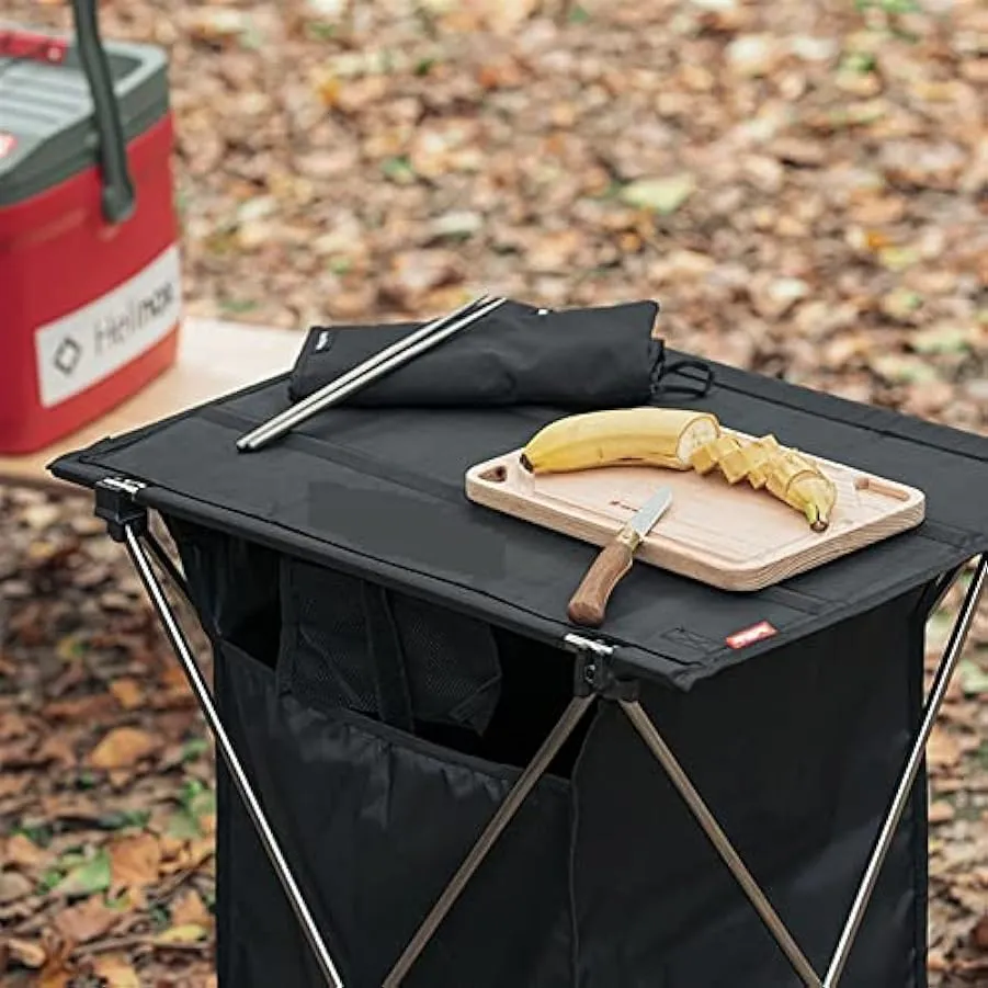 Suuim Tavolo da campeggio Tavolo pieghevole da esterno in lega di alluminio Tavolo da picnic da campeggio multifunzione portatil