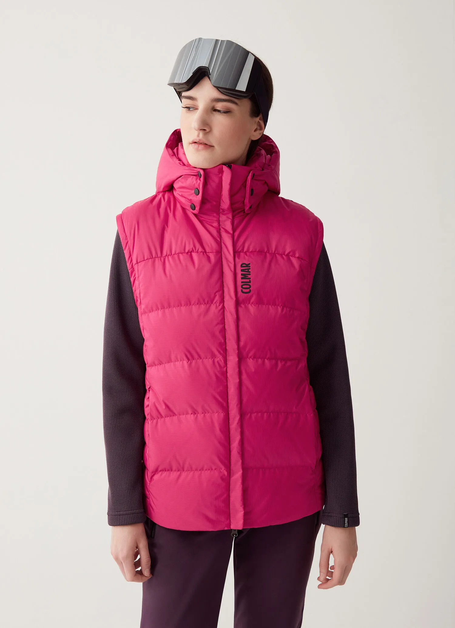 Textured fabric and softshell ski jacket