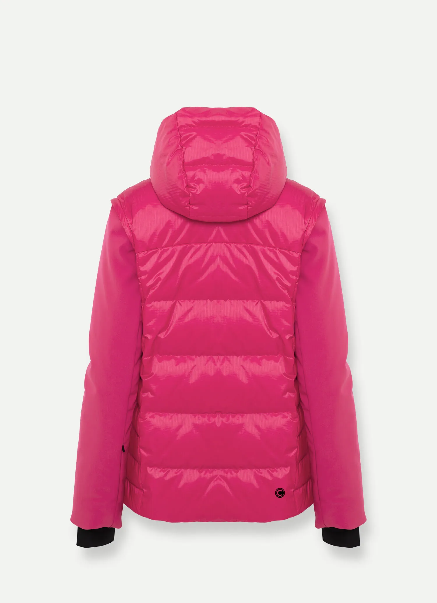 Textured fabric and softshell ski jacket