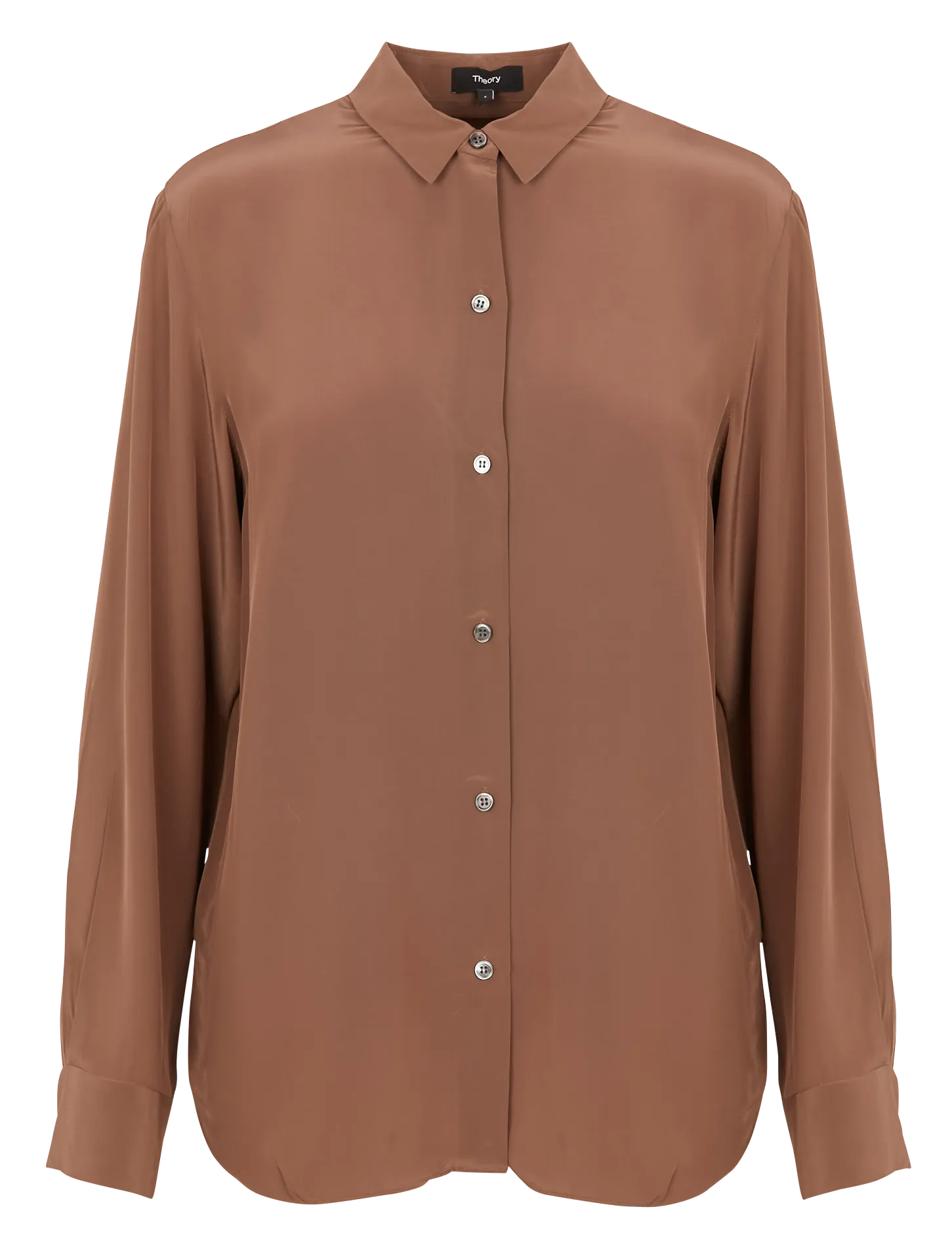  THEORY   Camicia collo classico | Marrone