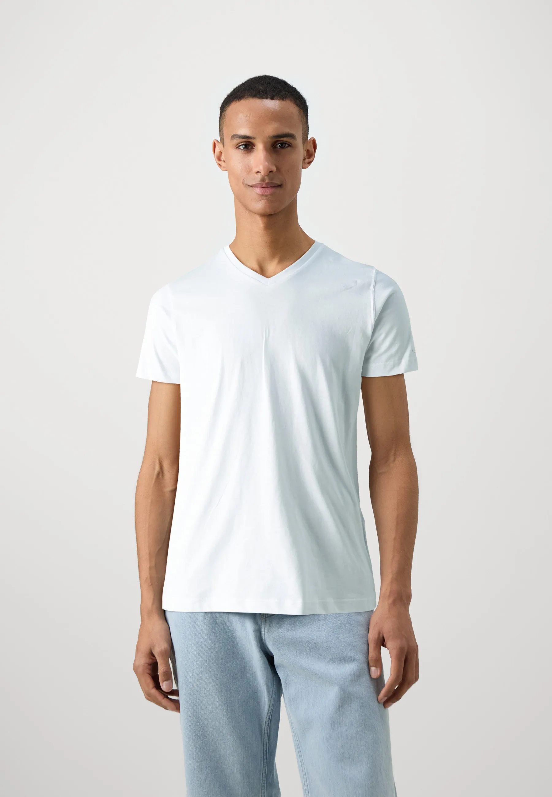 V NECK 2 PACK - T-shirt basic