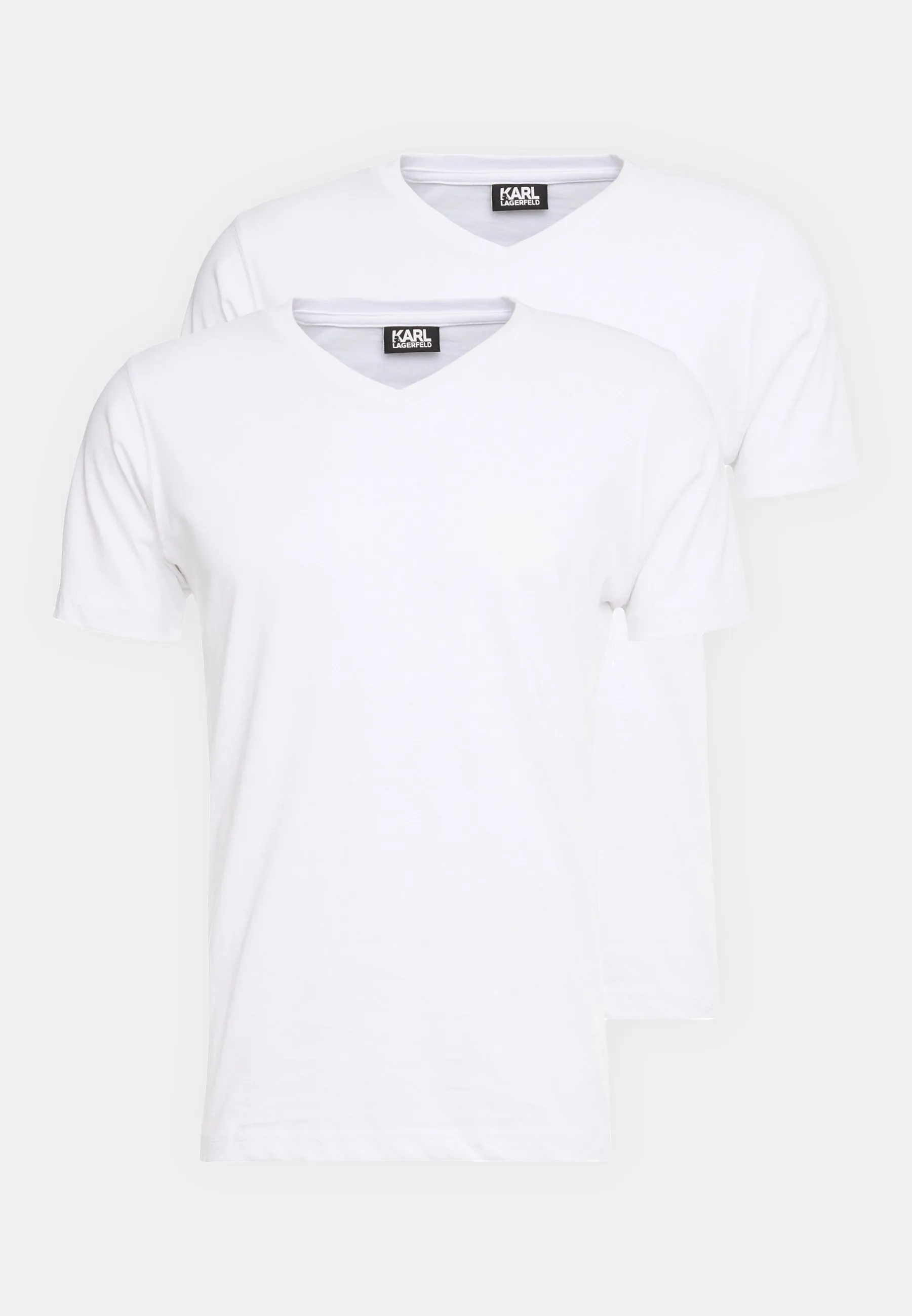 V NECK 2 PACK - T-shirt basic