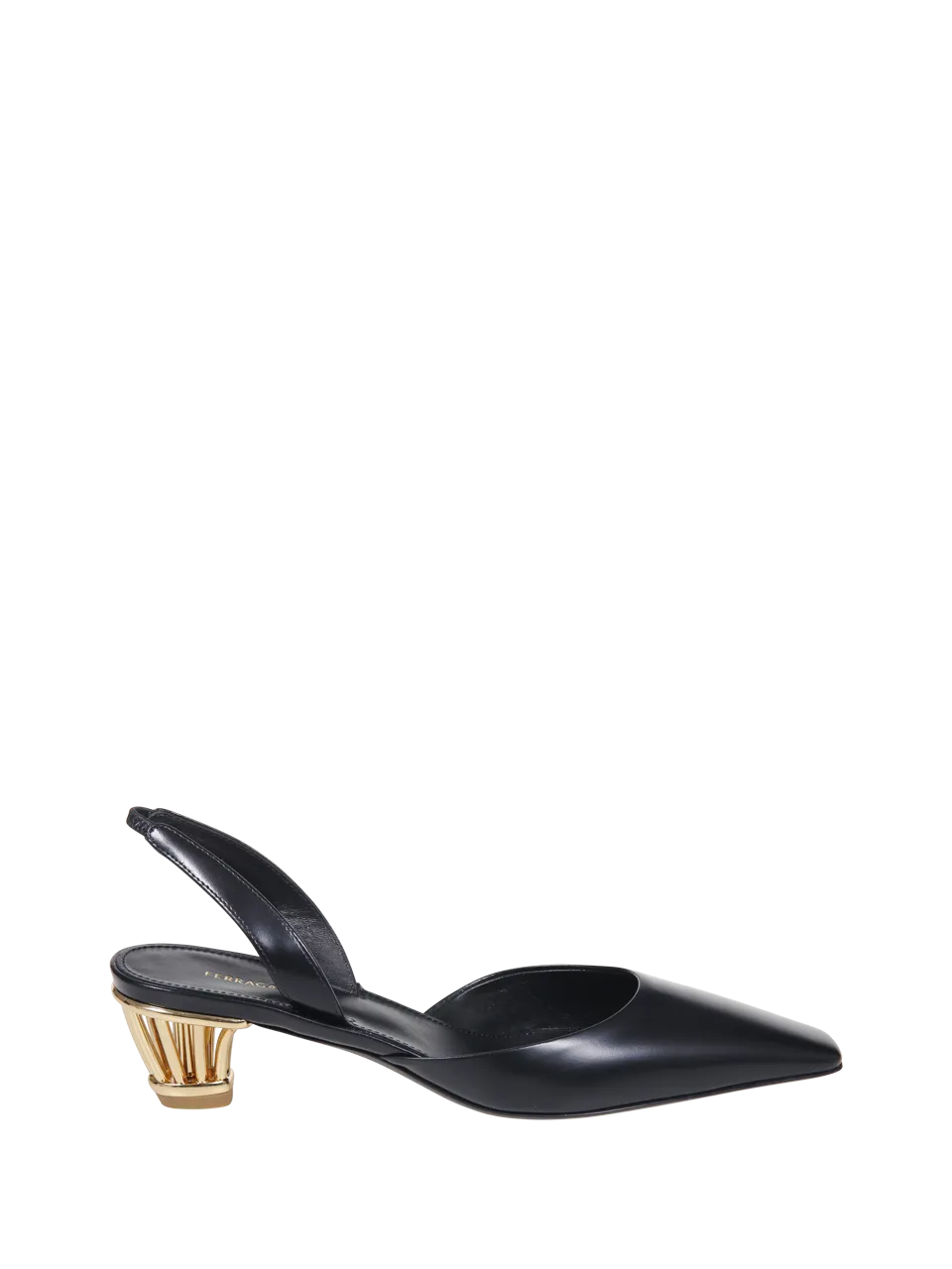 WOMAN FERRAGAMO BLACK LAMB LEATHER ALYSSA PUMP